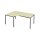 Frame: RAL 9005 jet black/ table top: maple decor