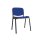 Frame in RAL 9005 jet black/seat cover in blue