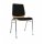 Frame in RAL 9005 jet black/seat cover in black