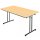 Frame: RAL 9005 jet black/ table top: maple decor