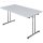 Frame: RAL 7035 light gray/ table top: light gray