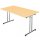 Frame: RAL 9005 jet black/ table top: maple decor