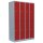Carcass: RAL 7035 light gray/ doors: RAL 3000 flame red