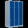 Korpus: RAL 7035 Lichtgrau/ Türen: RAL 5010 Enzianblau