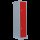 Carcass: RAL 7035 light gray/ doors: RAL 3000 flame red