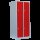 Carcass: RAL 7035 light gray/ doors: RAL 3000 flame red