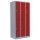 Carcass: RAL 7035 light gray/ doors: RAL 3000 flame red