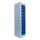 Carcass in RAL 7035 light gray/doors in RAL 5010 gentian blue