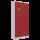 Carcass: RAL 7035 light gray/doors: RAL 3000 flame red