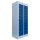 Carcass in RAL 7035 light gray/doors in RAL 5010 gentian blue