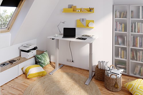 Moderne Schreibtische höhenverstellbar in vielen Farben bei Steelboxx kaufen