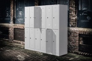 Schließfachschränke, Wertfachschränke für alle Betriebe mit Personal kaufen Sie komplett montiert bei Steelboxx im Onlienshop