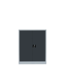 Metallschrank abschließbar 100x80 anthrazit