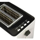 2 Scheiben Toaster Doppel Toaster 7 Stufen + Brötchenaufsatz 850 Watt 405481