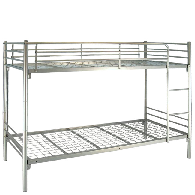 Sicherheitsetagenbett 900 x 2000 mm inkl. Sicherheitspaket silbergrau