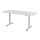 E-Konferenztisch Wien - elektr. höhenverstellbar - T-Fuß - silber/grau