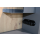 Wandschreibtisch Small Office - graphit/asteiche