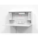 Wandschreibtisch Small Office - weiß