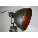 Stativ Retro Stehleuchte Dreibein Studiolampe Spot Schwarz/Gold Höhe: 90cm 605456