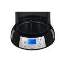 Kaffeemaschine mit Timer - 1,5 L - 15 Tassen - 1080 Watt - schwarz/edelstahl