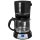 Kaffeemaschine mit Timer - 1,5 L - 15 Tassen - 1080 Watt - schwarz/edelstahl