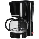 Kaffeemaschine - 1,25 L - 12 Tassen - 870 Watt - schwarz