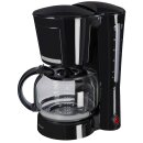 Kaffeemaschine - 1,25 L - 12 Tassen - 870 Watt - schwarz
