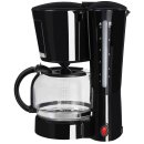 Kaffeemaschine - 1,25 L - 12 Tassen - 870 Watt - schwarz