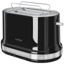2-Scheiben-Toaster - H&ouml;henlift - 7 Br&auml;unungsstufen - schwarz/edelstahl