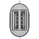 2-Scheiben-Toaster - Höhenlift - 7 Bräunungsstufen - schwarz/edelstahl