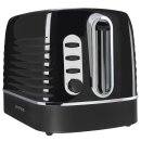 2-Scheiben-Toaster - Höhenlift - 6 Bräunungsstufen - schwarz/edelstahl