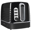 2-Scheiben-Toaster - H&ouml;henlift - 6 Br&auml;unungsstufen - schwarz/edelstahl