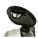 Wasserkocher - 2 L - 360° drehbar - kabellos - schwarz/Glas