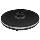 Wasserkocher - 1,0 L - Cool Touch - 360° drehbar - kabellos - schwarz/chrom