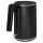 Wasserkocher - 1,0 L - Cool Touch - 360° drehbar - kabellos - schwarz/chrom