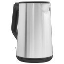 Wasserkocher - 1,5 L - Cool Touch - 360° drehbar - kabellos - schwarz/edelstahl