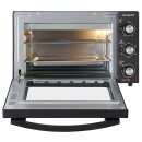 Mini-Backofen - 20 L - mit Drehspieß - 1500 W - schwarz