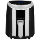 Hei&szlig;luftfritteuse - 2,7 L - Touch Display - 1300 W - schwarz/chrom