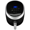 Heißluftfritteuse - 2,7 L - Touch Display - 1300 W - schwarz/chrom
