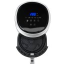 Heißluftfritteuse - 2,7 L - Touch Display - 1300 W - schwarz/chrom