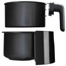 Heißluftfritteuse - 2,7 L - Touch Display - 1300 W - schwarz/chrom