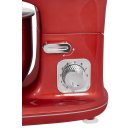Küchenmaschine - 5 L Edelstahlschüssel - 1200 Watt - GS-geprüft - rot