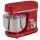 Küchenmaschine - 5 L Edelstahlschüssel - 1200 Watt - GS-geprüft - rot