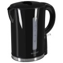 Wasserkocher - 1,7 L - Abschaltautomatik - schwarz/inox