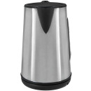 Wasserkocher - 1,7 L - 360° Basissockel - Kabelaufwicklung - schwarz/edelstahl