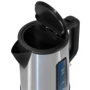 Wasserkocher - 1,7 L - 360° Basissockel - Kabelaufwicklung - schwarz/edelstahl