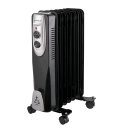 Radiator - 7 Rippen - 3 Heizstufen - max. 1500 W - GS-geprüft - schwarz