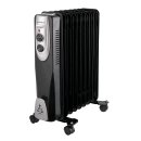 Radiator - 9 Rippen - 3 Heizstufen - max. 2000 W - GS-geprüft - schwarz