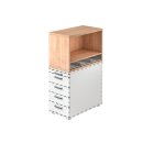 Aufsatzregal aus Holz f&uuml;r System Standcontainer