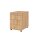 Rollcontainer aus Holz - 4 Schubladen - ohne Schloss